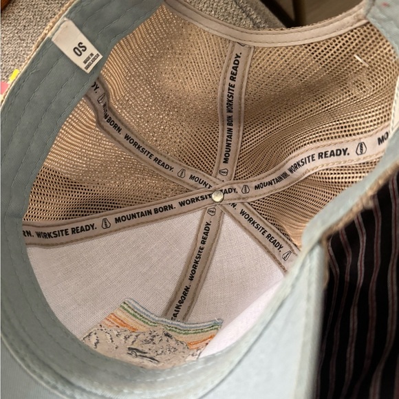 Eddie Bauer Blue and Tan Workwear Hat - Picture 5 of 5